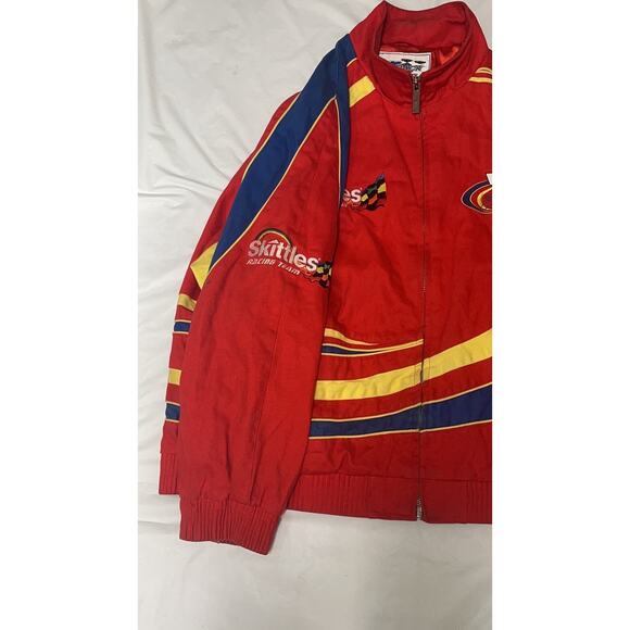 Vintage Skittles Racing Team Jacket Ernie Irvan #36 Track Gear Size XXL - Picture 4 of 16